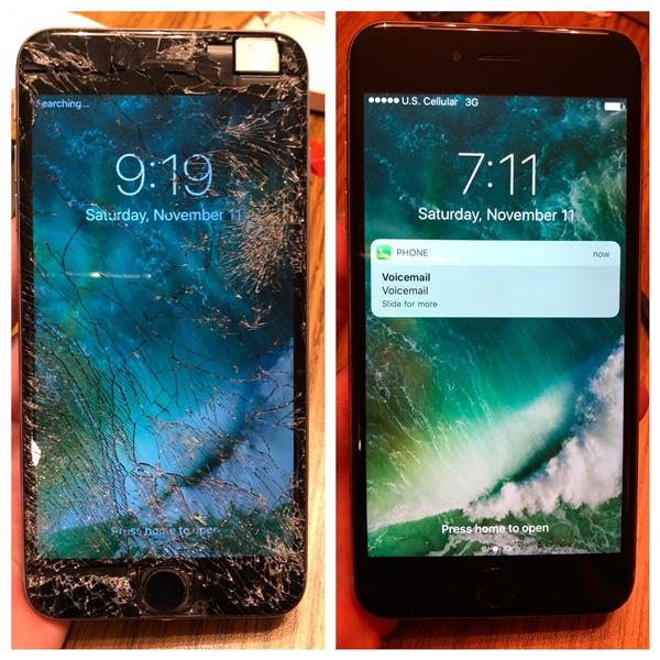 iPhone 7 black screen repair waukesha