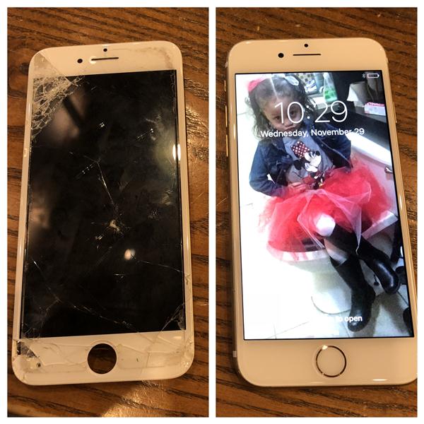 White iPhone 7S Screen Repair Waukesha