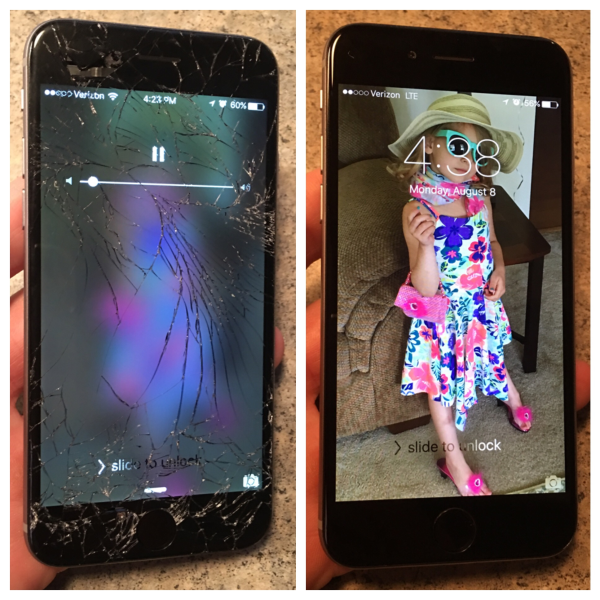 Shattered iPhone 6 Screen Repair
