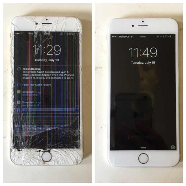 Shattered iPhone Screen Replacement