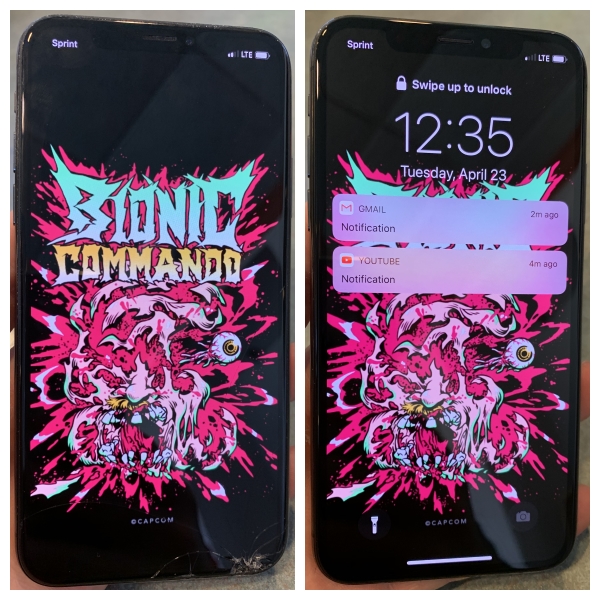 iPhone XR Black, Sprint, Screen Repair